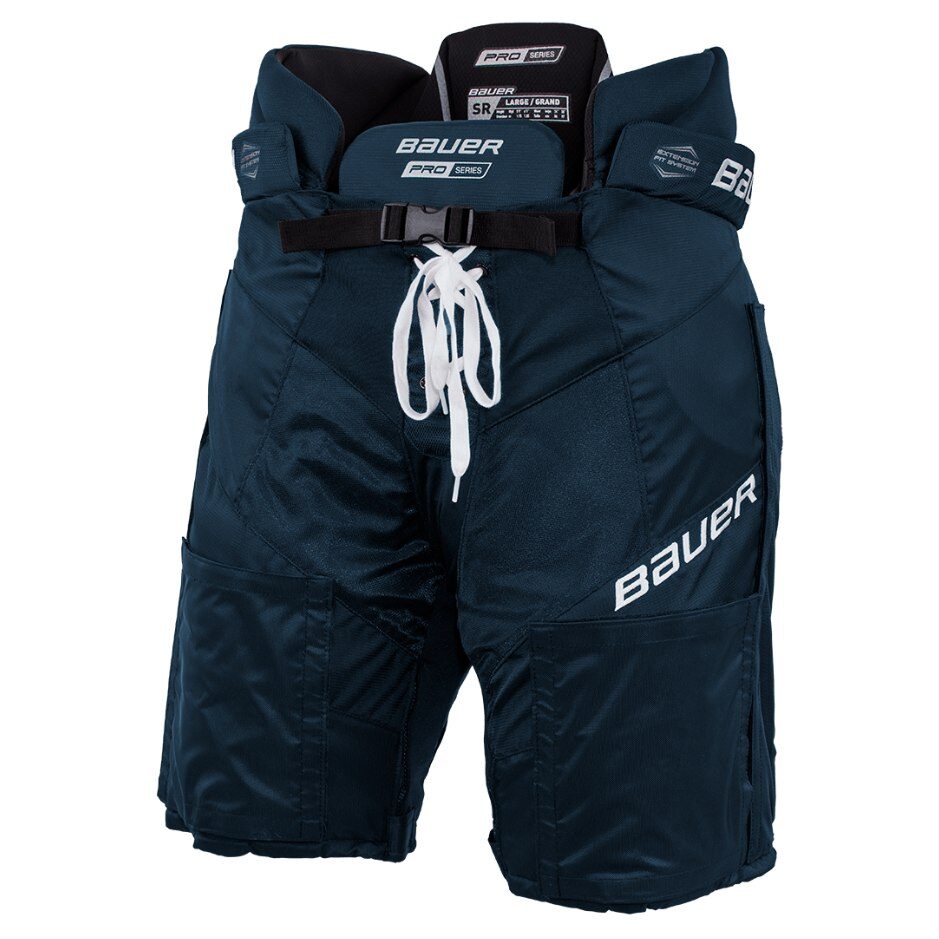 Bauer Hokejové kalhoty Bauer Pro Series Velcro SR, Senior, tmavě modrá, XS