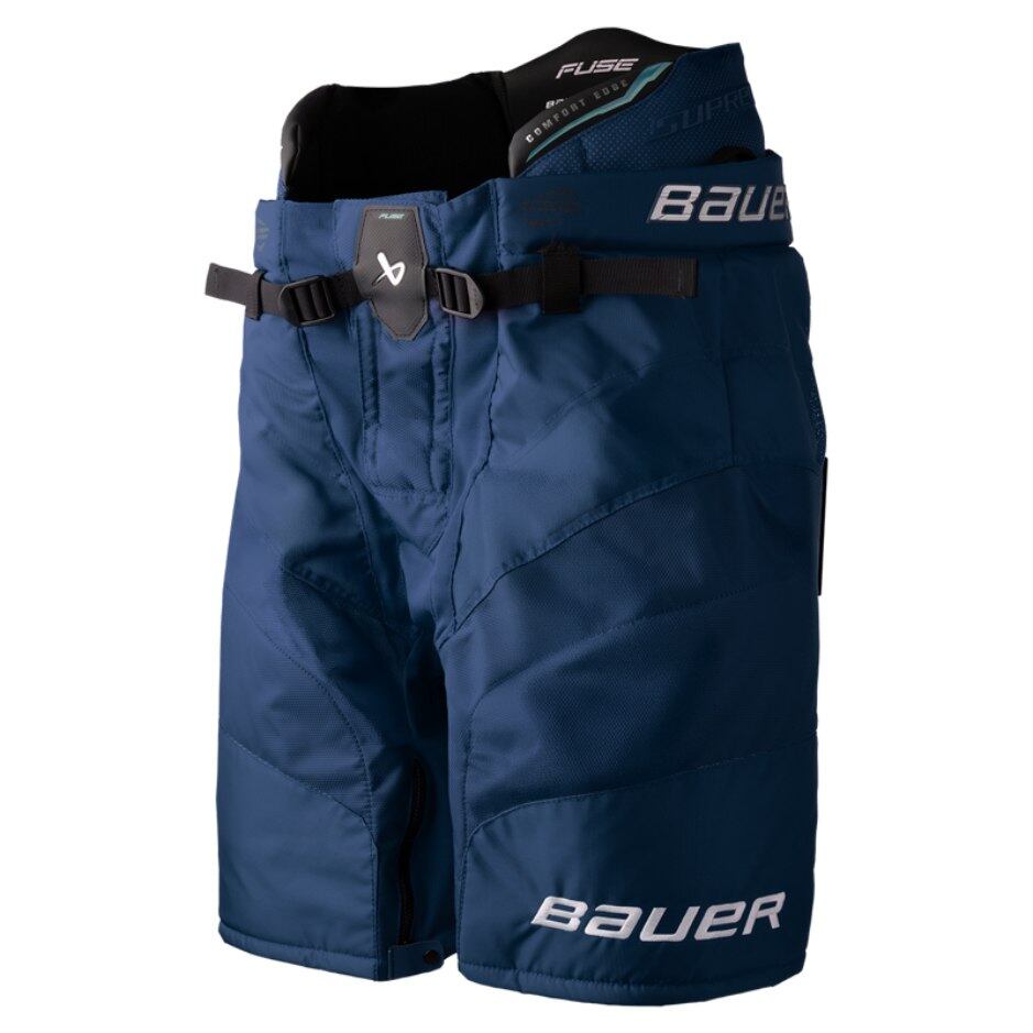 Bauer Hokejové kalhoty Bauer Supreme FUSE JR, Junior, tmavě modrá, L