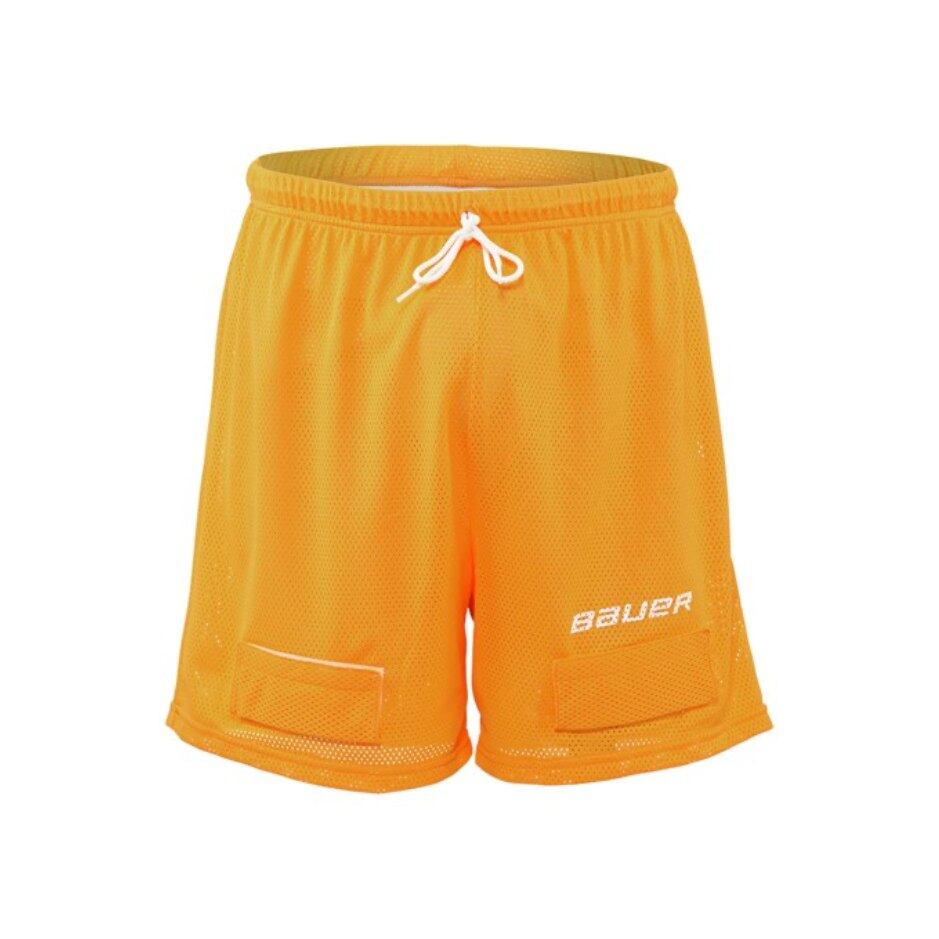 Bauer Hokejové kraťasy se suspenzorem Bauer Core Mesh Jock Short YTH, Dětská, žlutá, L