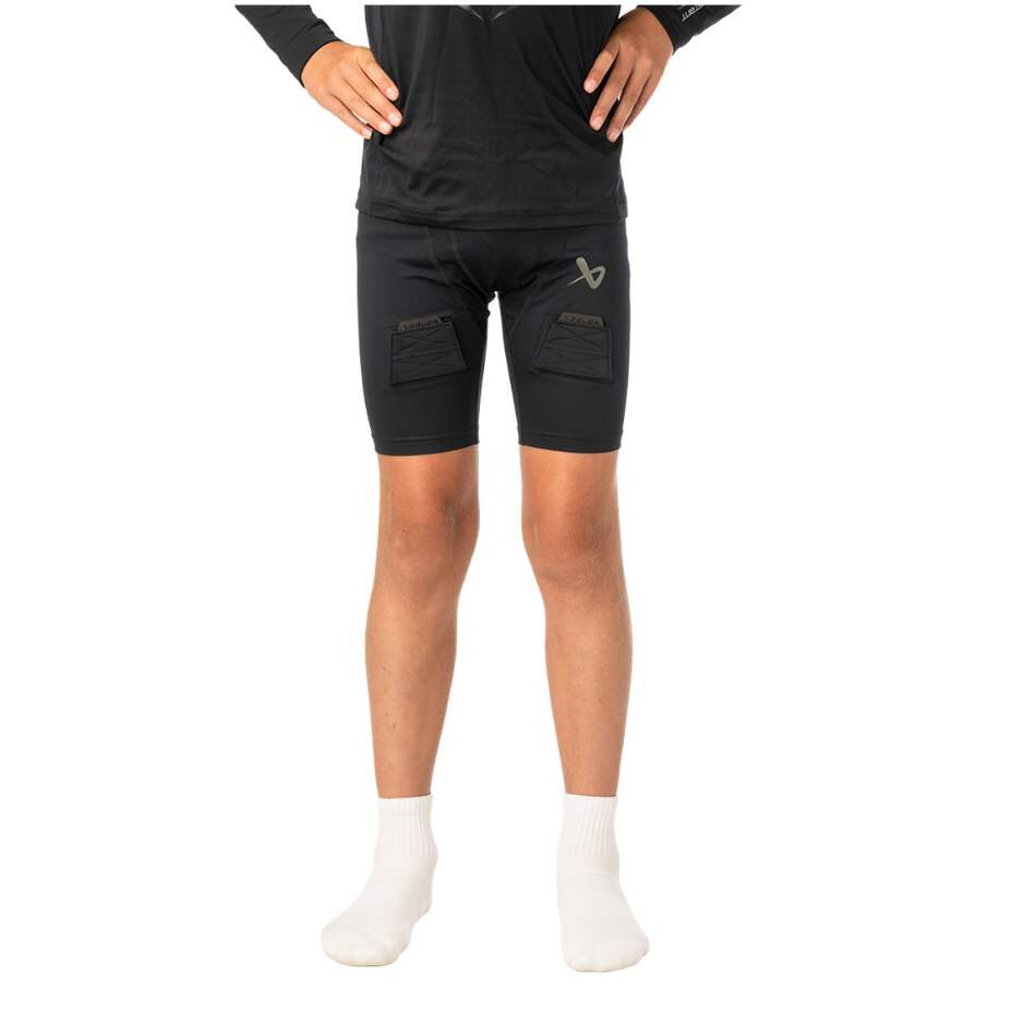 Bauer Kraťasy se suspenzorem Bauer Performance Jock Short YTH, Dětská, černá, L