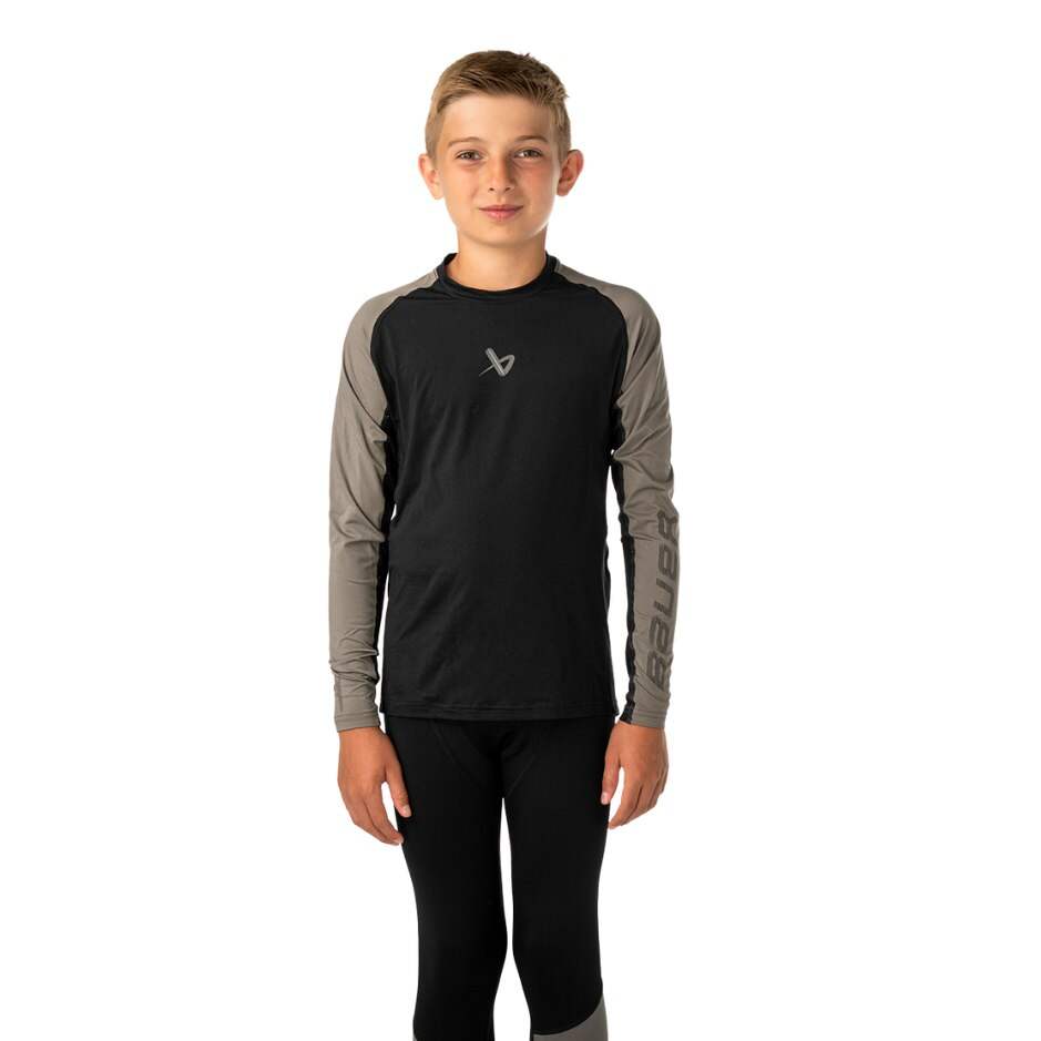 Bauer Triko Bauer Performance Baselayer YTH, Dětská, černá, L