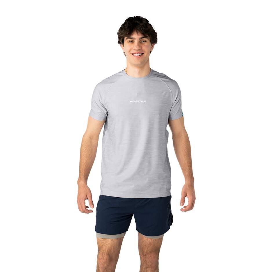 Bauer Triko Bauer Premium Core SS Tech Tee SR, Senior, šedá, XXL