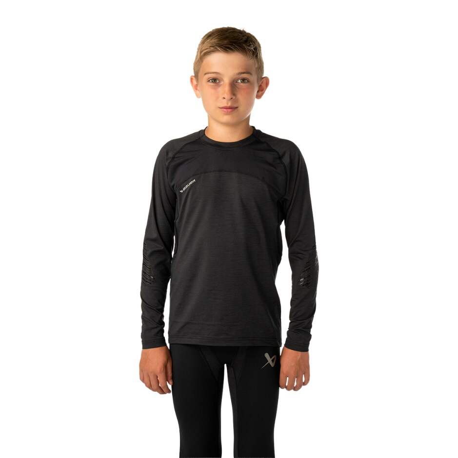Bauer Triko Bauer Pro Baselayer YTH, Dětská, černá, L