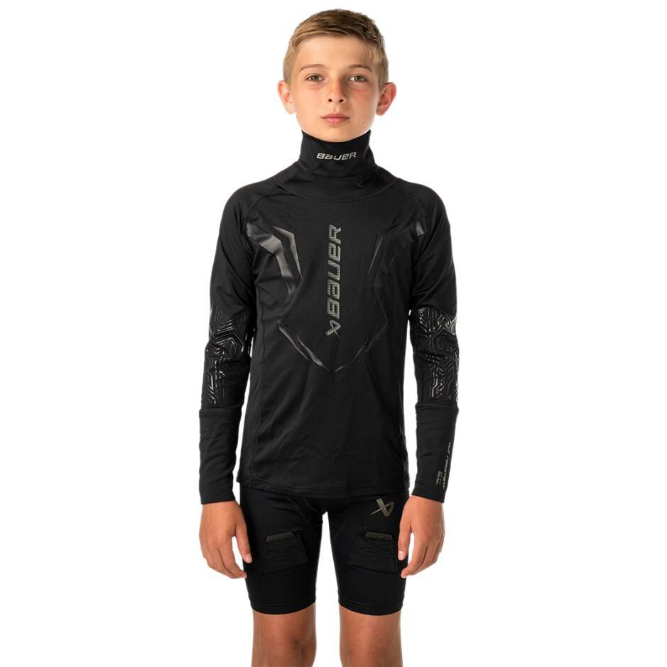 Bauer Triko s nákrčníkem Bauer Bodyguard Pro YTH, Dětská, černá, L