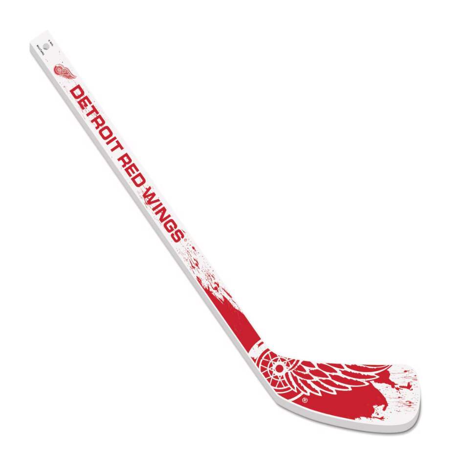 Mustang Mini hokejka Mustang NHL Plastic Splatter, Detroit Red Wings