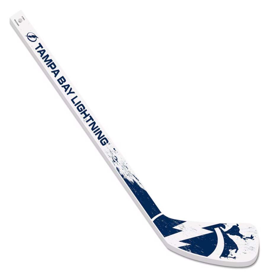 Mustang Mini hokejka Mustang NHL Plastic Splatter, Tampa Bay Lightning