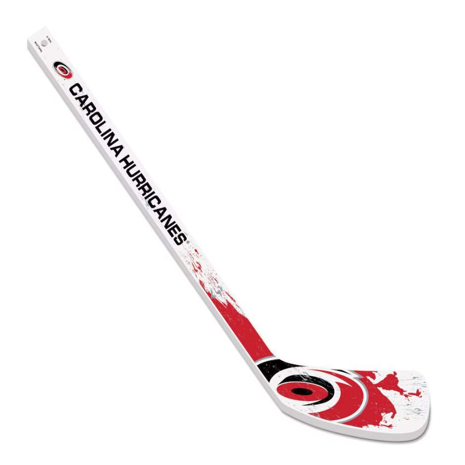 Mustang Mini hokejka Mustang NHL Plastic Splatter, Carolina Hurricanes