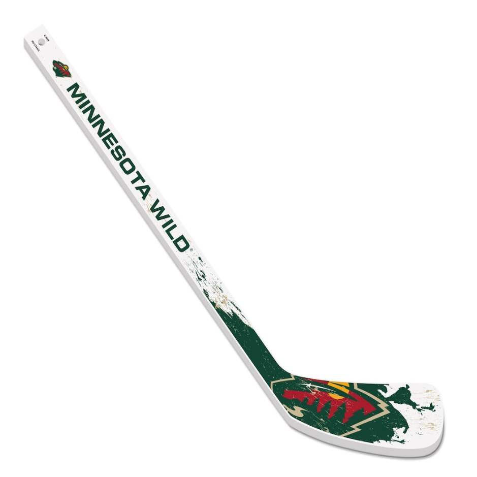 Mustang Mini hokejka Mustang NHL Plastic Splatter, Minnesota Wild