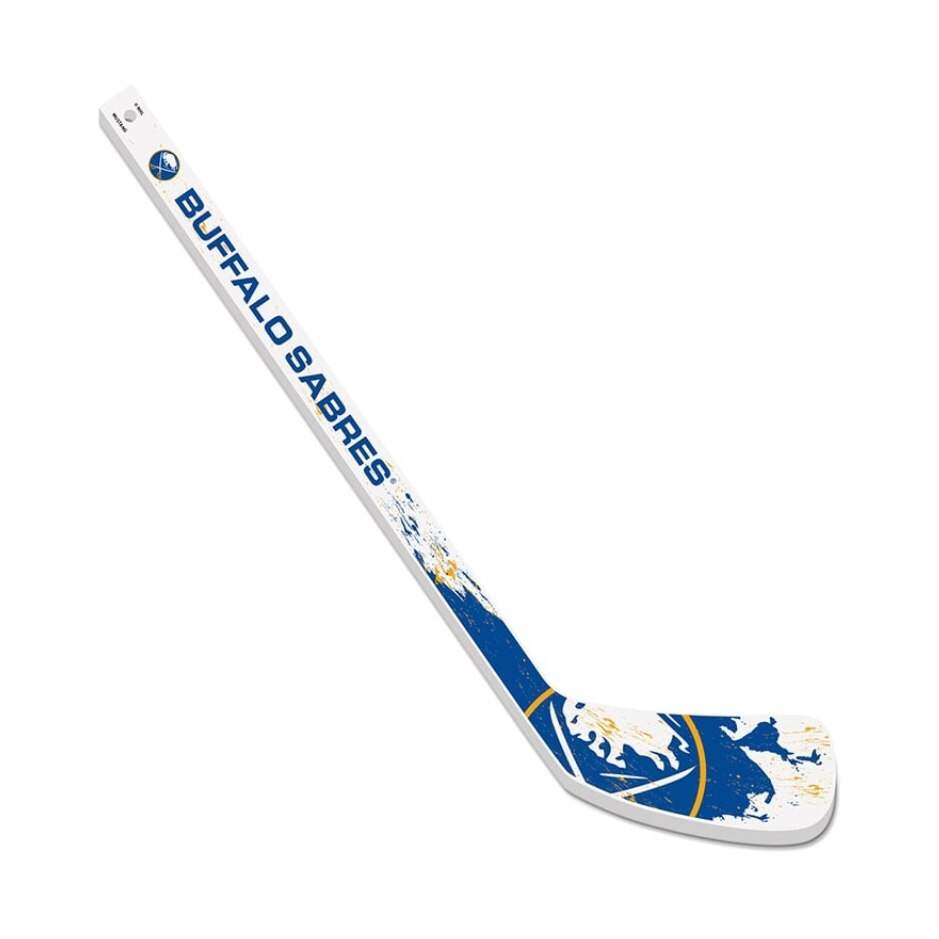 Mustang Mini hokejka Mustang NHL Plastic Splatter, Buffalo Sabres