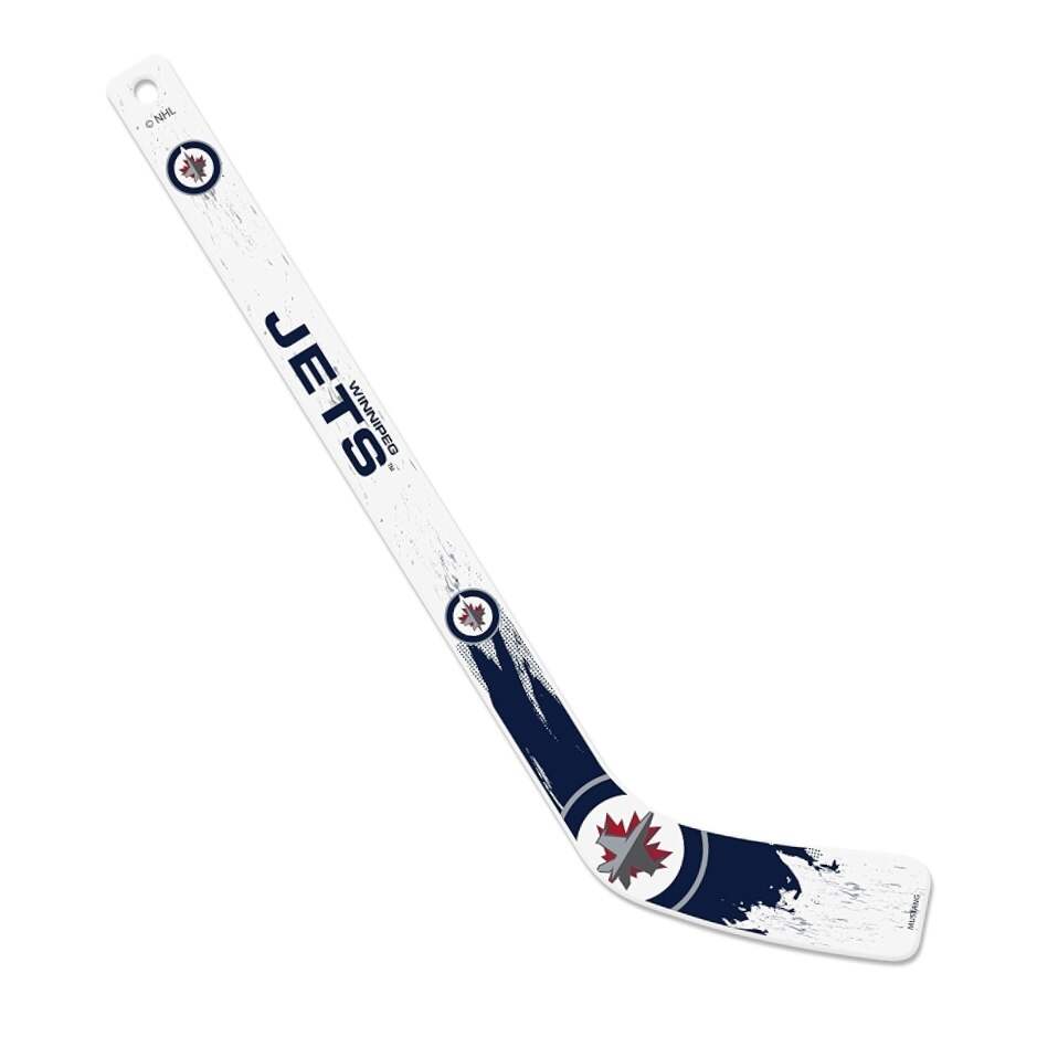 Mustang Mini hokejka Mustang NHL Plastic Splatter, Winnipeg Jets