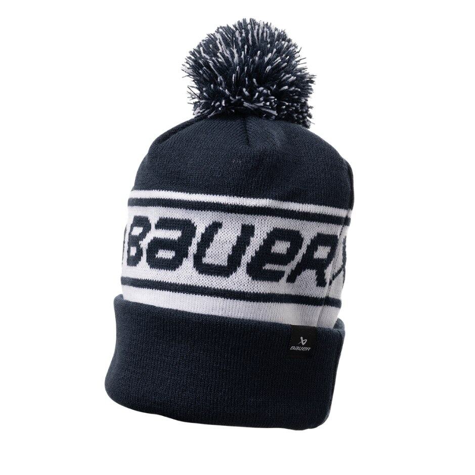 Bauer Čepice Bauer Team Ripped Pom Knit, Senior, tmavě modrá