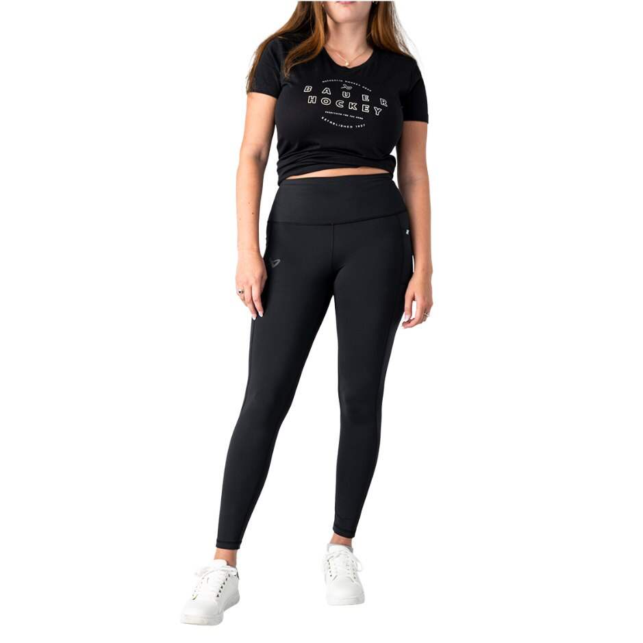 Bauer Dámské legíny Bauer Training Leggings, Dámská, M, vínová