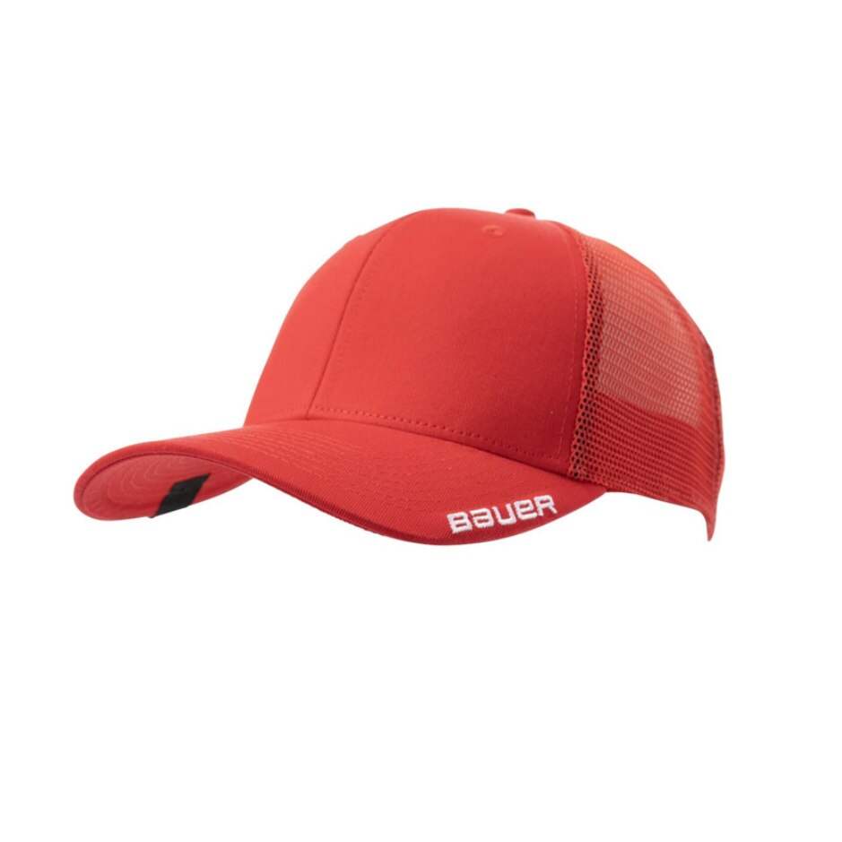 Bauer Kšiltovka Bauer Team Mesh Snapback Cap SR, Senior, červená