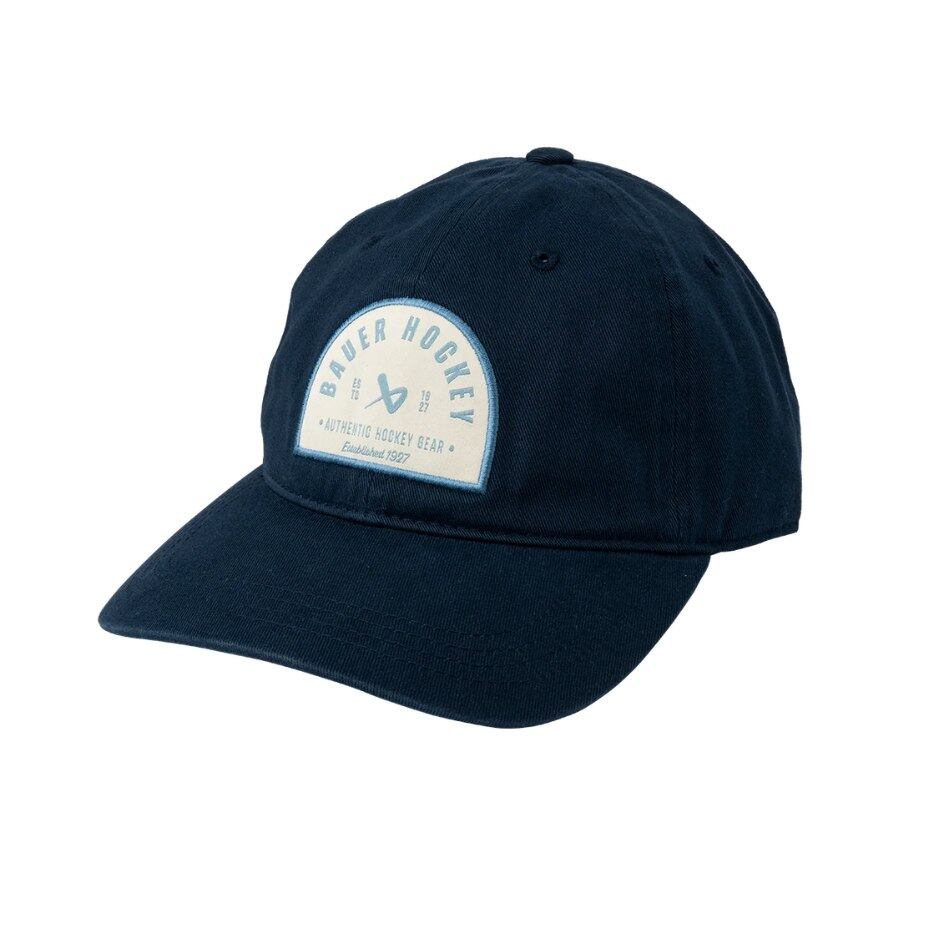 Bauer Kšiltovka Bauer Twill Patch Cap SR, Senior, modrá
