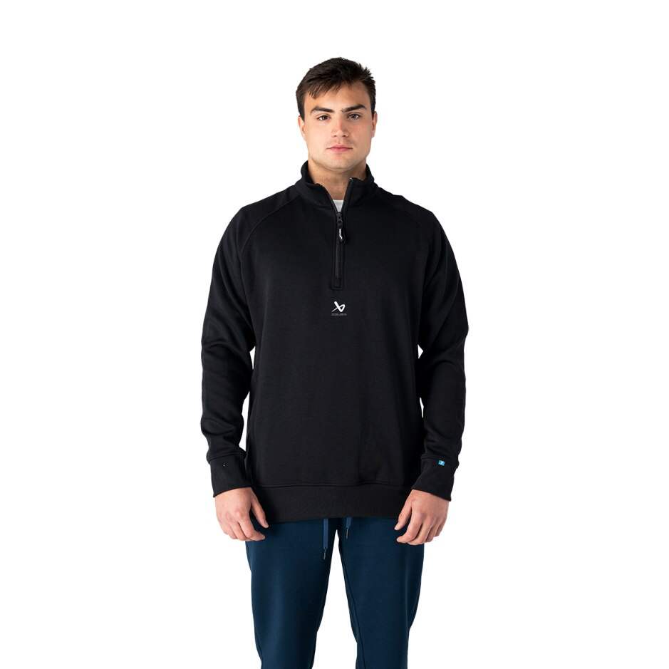 Bauer Mikina Bauer Travel 1/4 Zip SR, Senior, L, černá