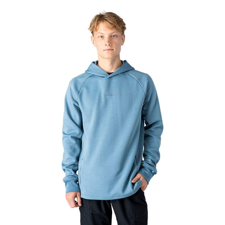 Bauer Mikina Bauer Travel Hoodie SR, Senior, XXL, modrá