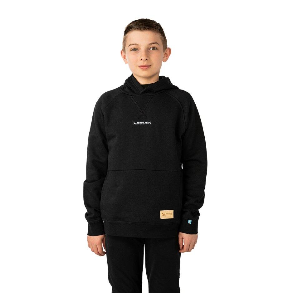 Bauer Mikina Bauer Ultimate Hoodie YTH, Dětská, XL, černá