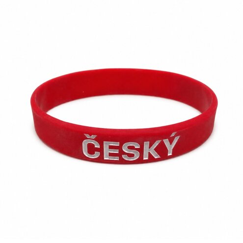 Silikonový náramek Česká republika