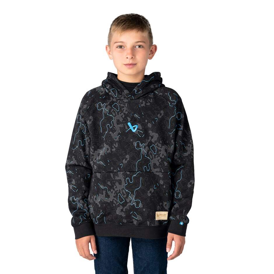 Bauer Mikina Bauer Ultimate Hoodie Print YTH, Dětská, XL, černá