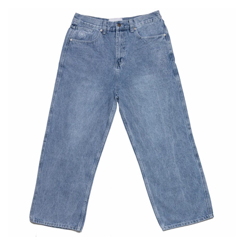 Powerslide Kalhoty Powerslide Mesmer Jeans I Clear Blue, modrá, M