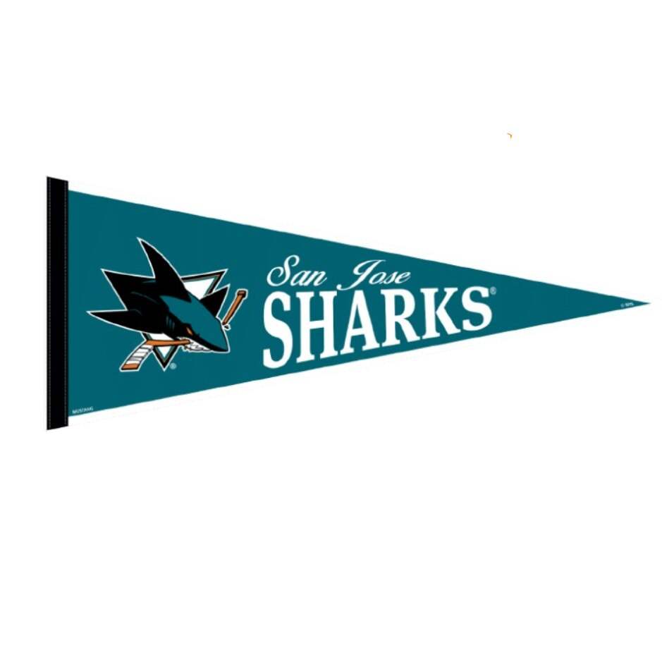 Mustang Vlajka Mustang NHL filcová, San Jose Sharks