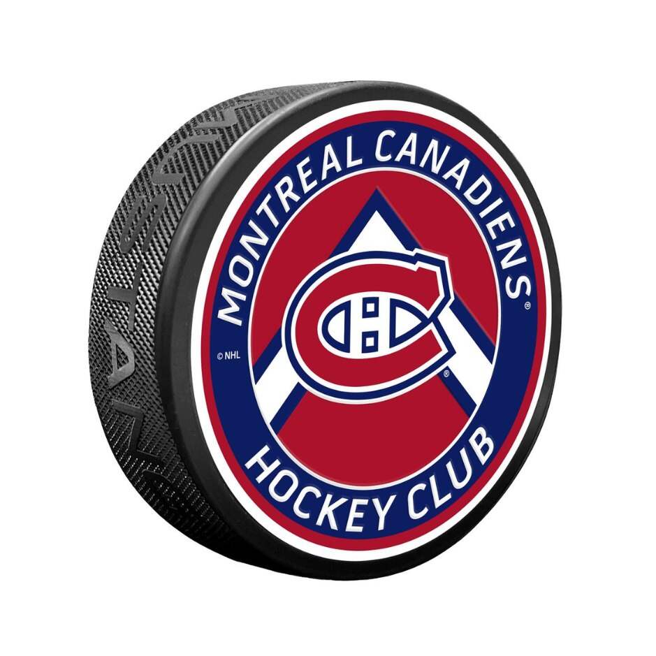 Mustang Fanouškovský puk Mustang NHL Double Chevron Design, Montreal Canadiens