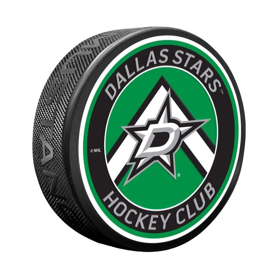 Mustang Fanouškovský puk Mustang NHL Double Chevron Design, Dallas Stars