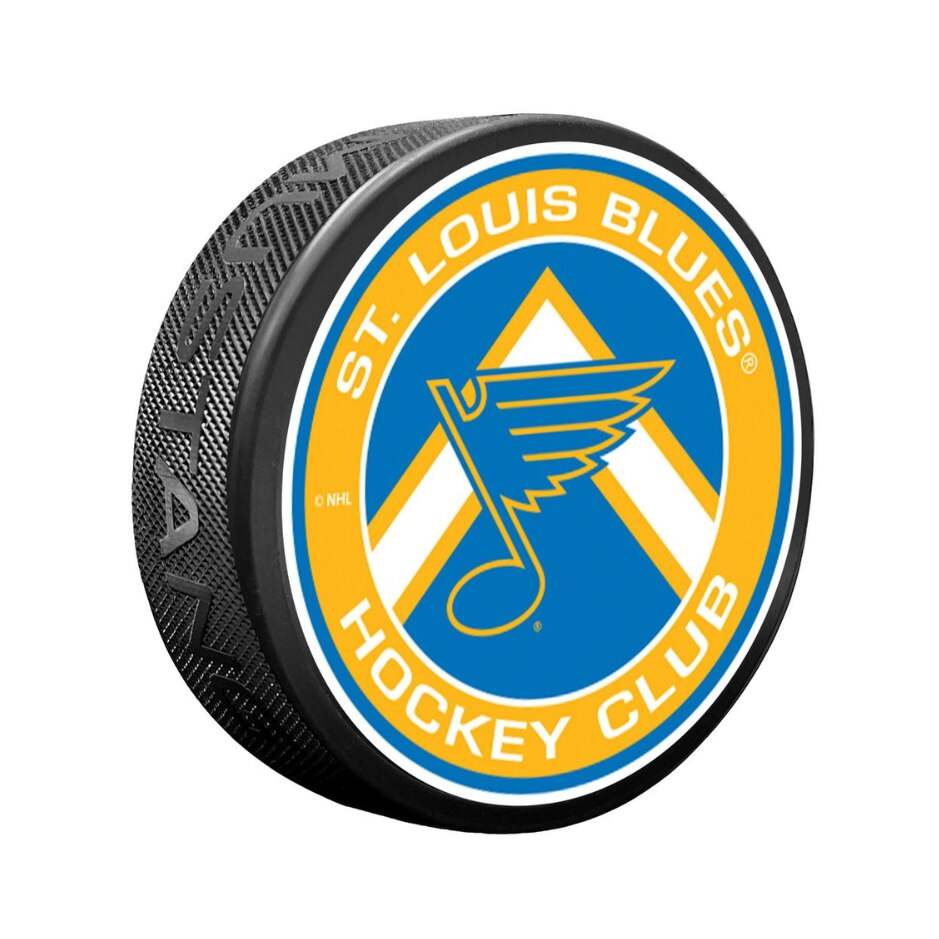 Mustang Fanouškovský puk Mustang NHL Double Chevron Design, St. Louis Blues