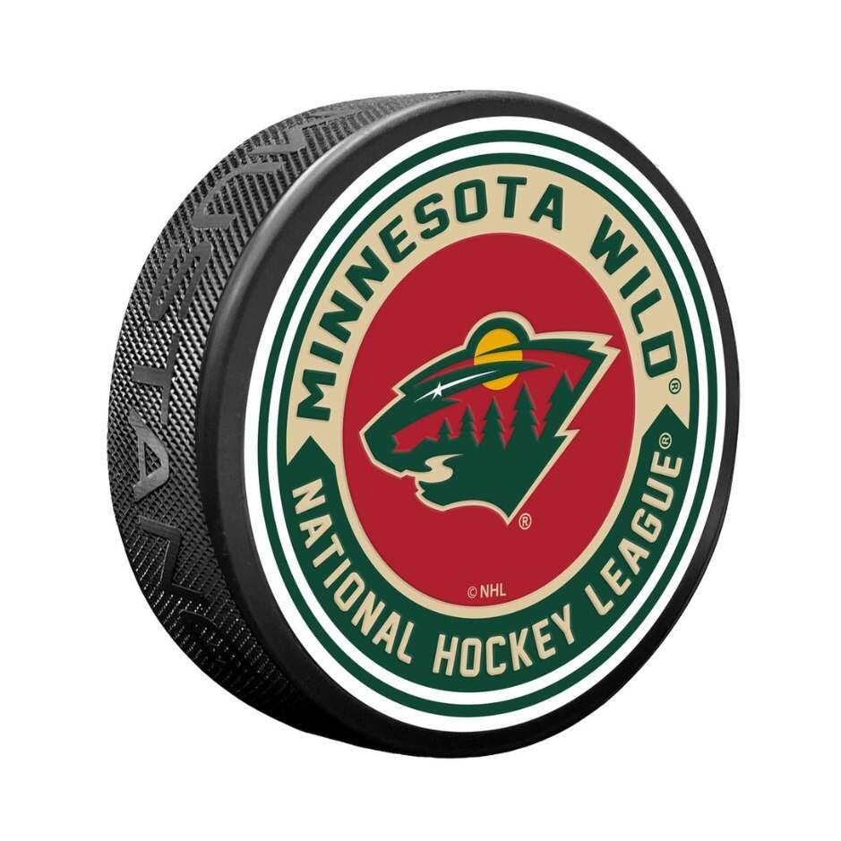 Mustang Fanouškovský puk Mustang NHL Arrow Design, Minnesota Wild