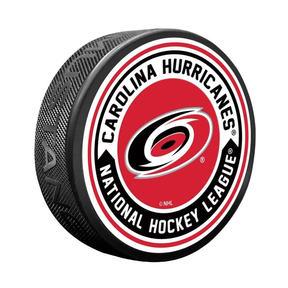 Mustang Fanouškovský puk Mustang NHL Arrow Design, Carolina Hurricanes