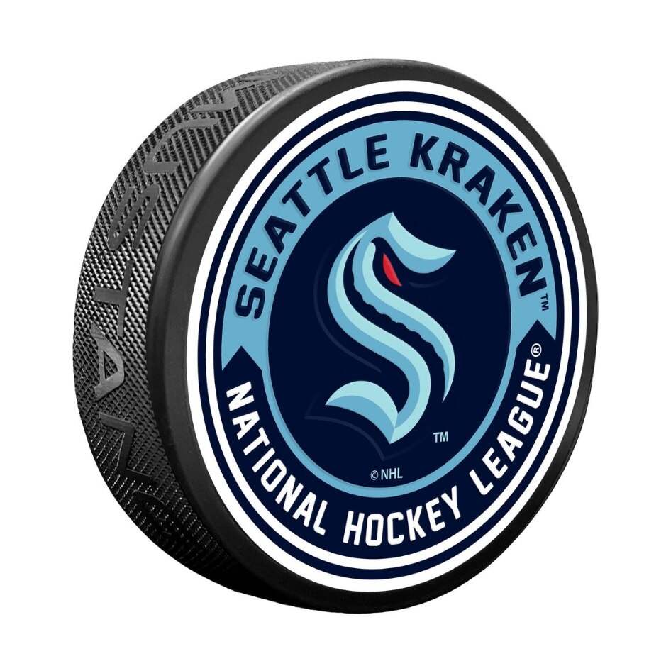 Mustang Fanouškovský puk Mustang NHL Arrow Design, Seattle Kraken