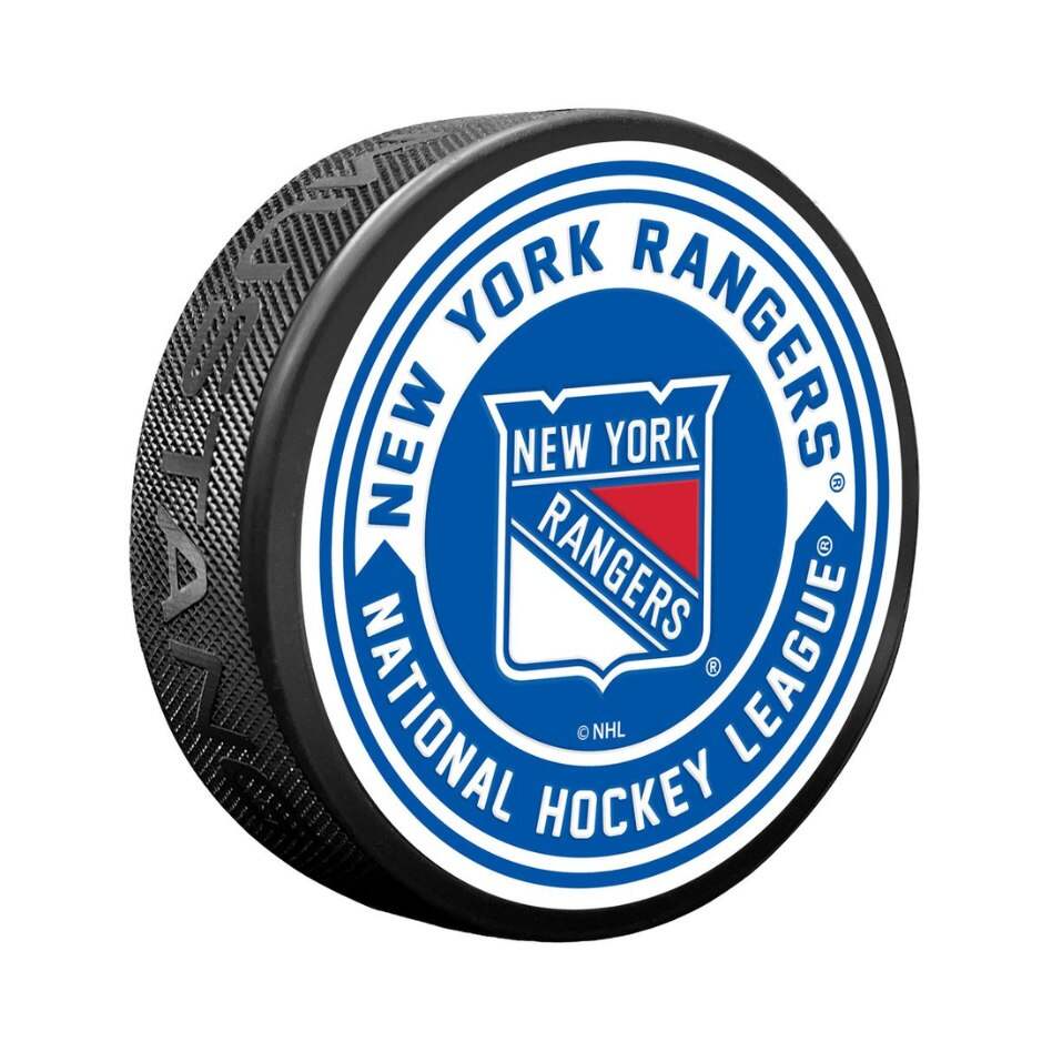 Mustang Fanouškovský puk Mustang NHL Arrow Design, New York Rangers