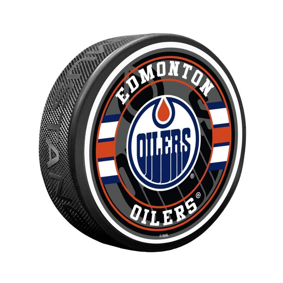 Mustang Fanouškovský puk Mustang NHL Spotlight Design, Edmonton Oilers