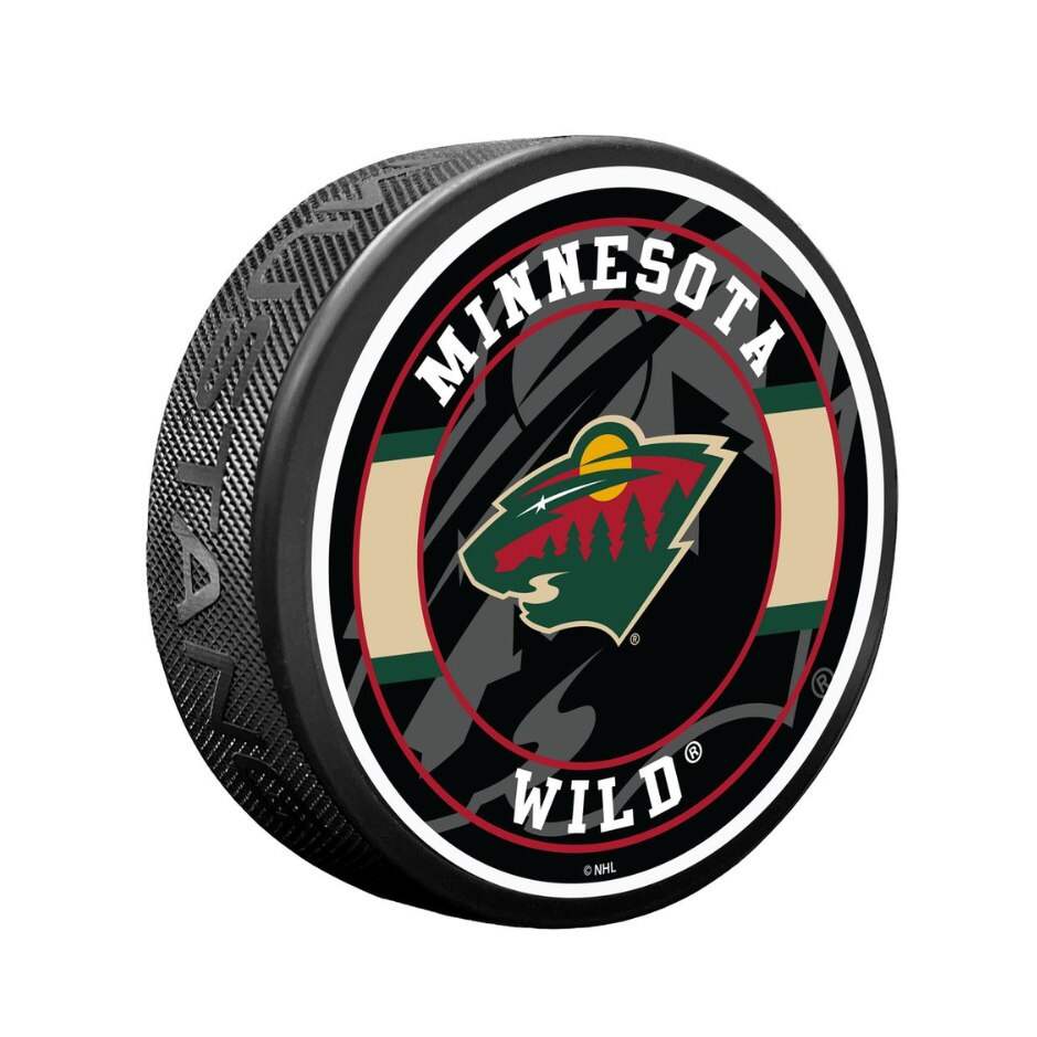 Mustang Fanouškovský puk Mustang NHL Spotlight Design, Minnesota Wild