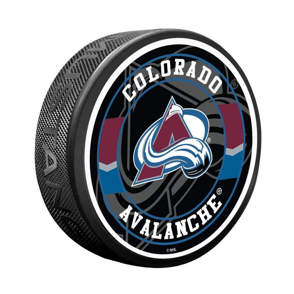 Mustang Fanouškovský puk Mustang NHL Spotlight Design, Colorado Avalanche