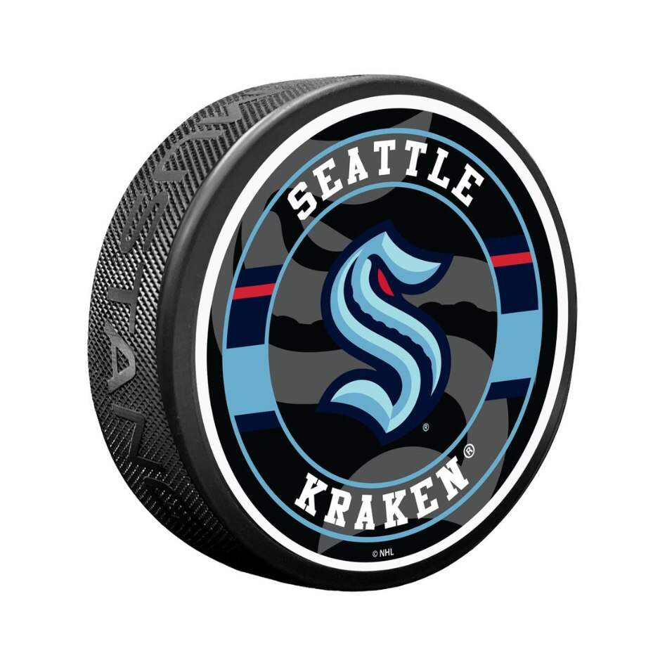 Mustang Fanouškovský puk Mustang NHL Spotlight Design, Seattle Kraken