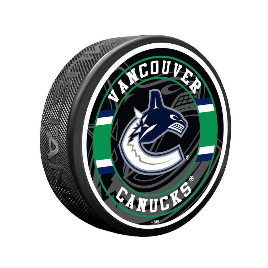 Mustang Fanouškovský puk Mustang NHL Spotlight Design, Vancouver Canucks