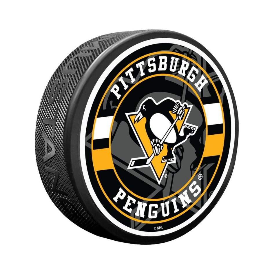 Mustang Fanouškovský puk Mustang NHL Spotlight Design, Pittsburgh Penguins