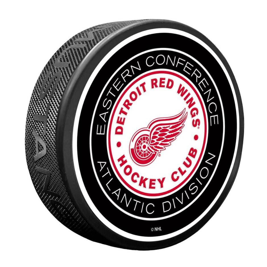 Mustang Fanouškovský puk Mustang NHL Double Round Design, Detroit Red Wings