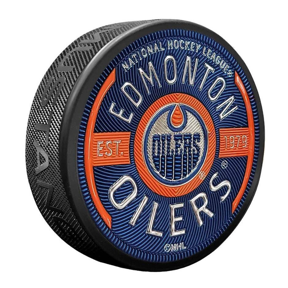 Mustang Fanouškovský puk Mustang NHL Trimflexx Gear Design, Edmonton Oilers