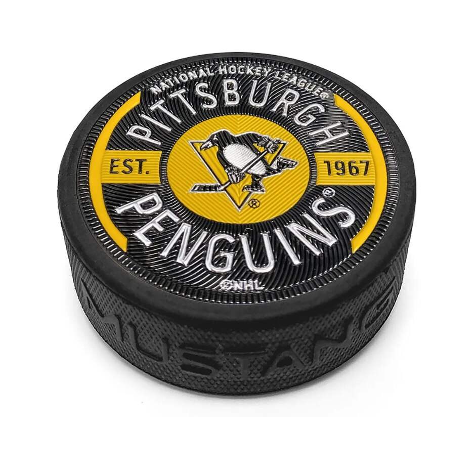 Mustang Fanouškovský puk Mustang NHL Trimflexx Gear Design, Pittsburgh Penguins