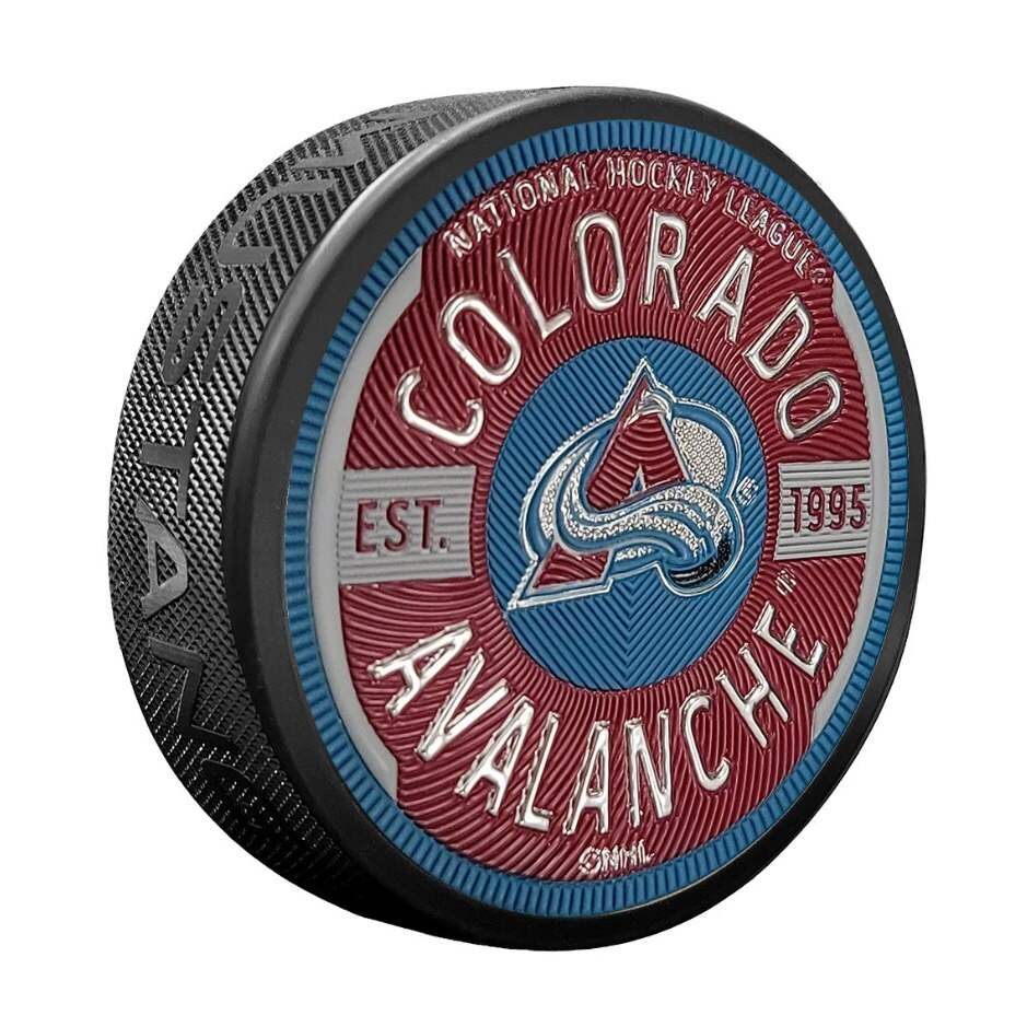 Mustang Fanouškovský puk Mustang NHL Trimflexx Gear Design, Colorado Avalanche