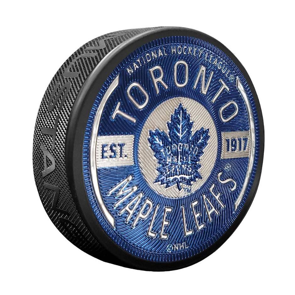Mustang Fanouškovský puk Mustang NHL Trimflexx Gear Design, Toronto Maple Leafs