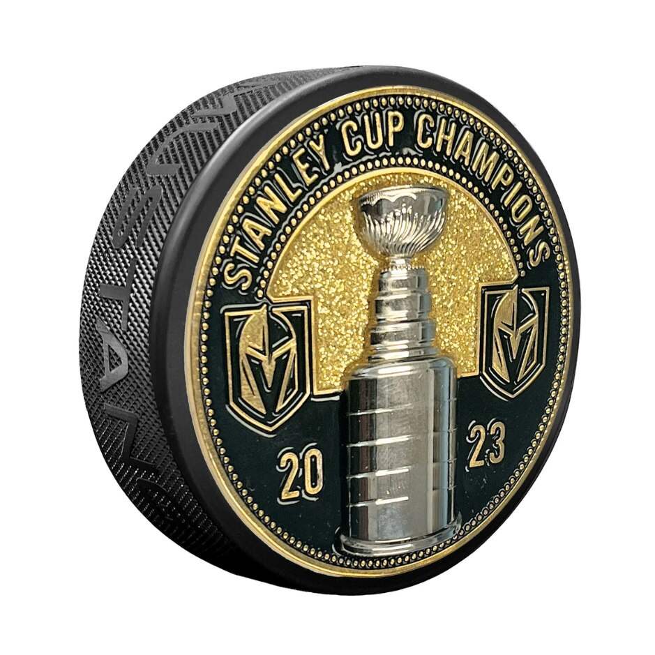 Mustang Fanouškovský 3D puk Mustang NHL Stanley Cup, Vegas Golden Knights