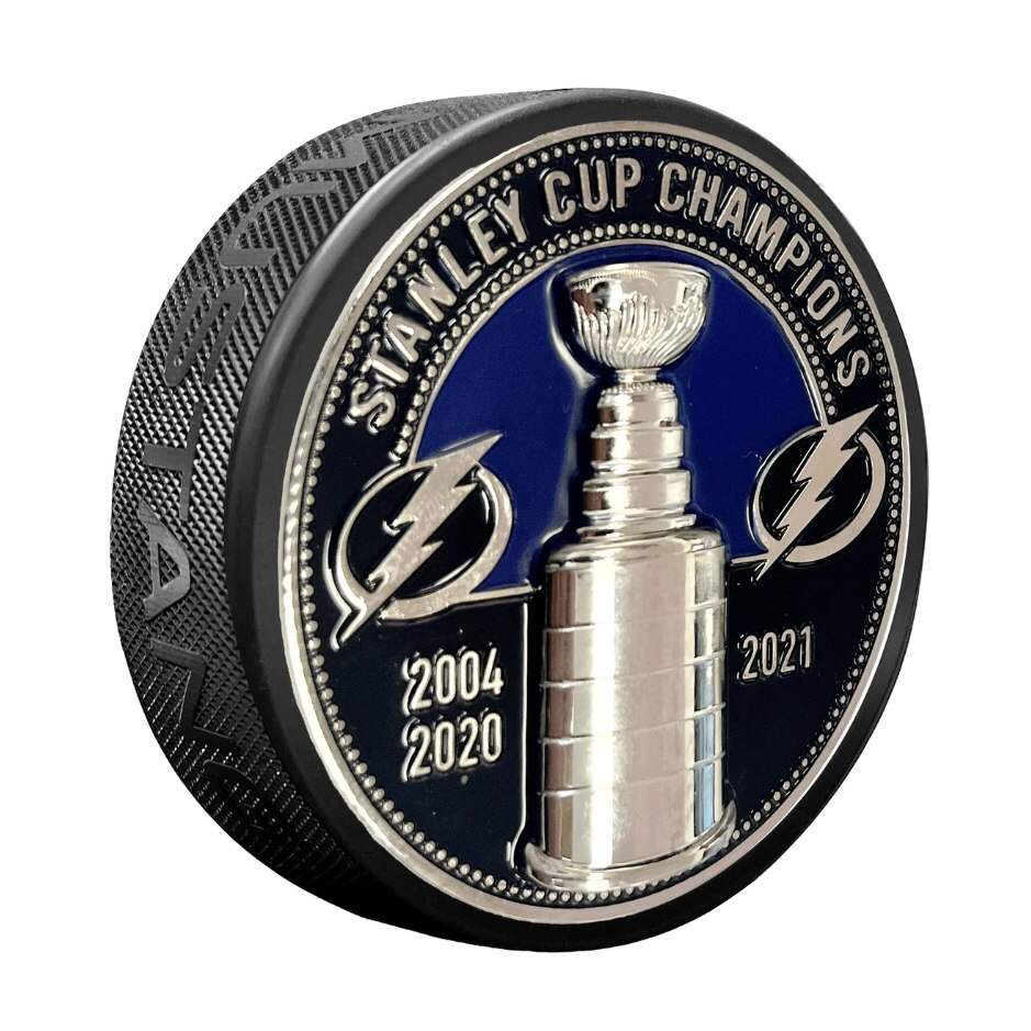 Mustang Fanouškovský 3D puk Mustang NHL Stanley Cup, Tampa Bay Lightning