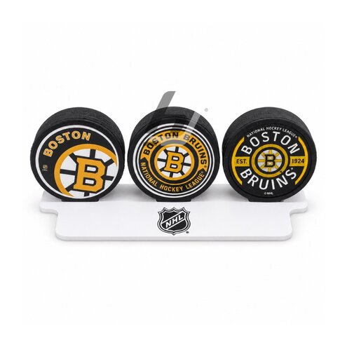 Mustang NHL PVC 3 Puck Flat Display Stand