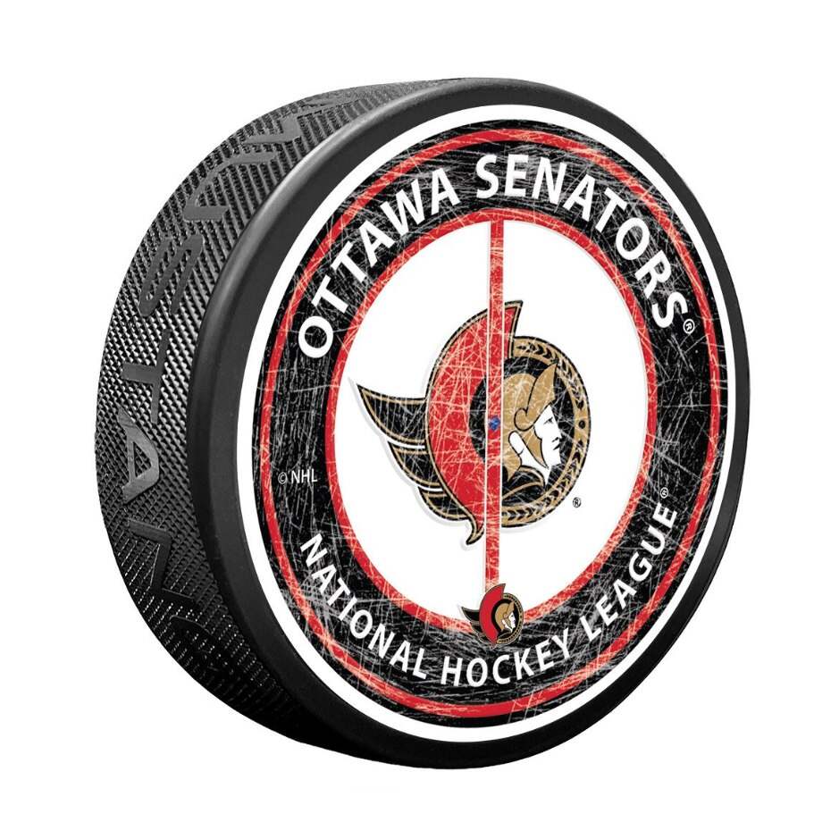 Mustang Fanouškovský puk Mustang NHL Center Ice Puck, Ottawa Senators