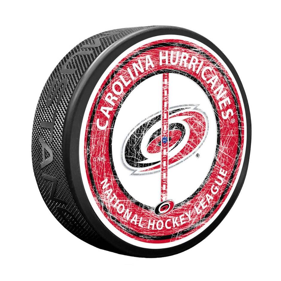 Mustang Fanouškovský puk Mustang NHL Center Ice Puck, Carolina Hurricanes