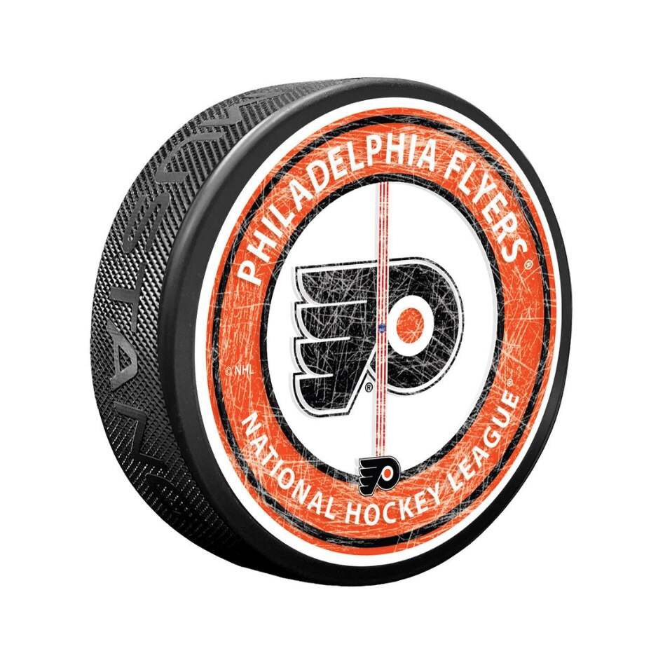 Mustang Fanouškovský puk Mustang NHL Center Ice Puck, Philadelphia Flyers