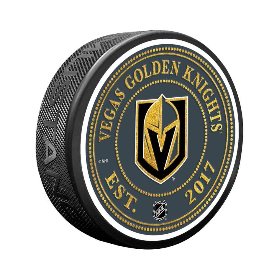 Mustang Fanouškovský puk Mustang NHL Stud Design, Vegas Golden Knights